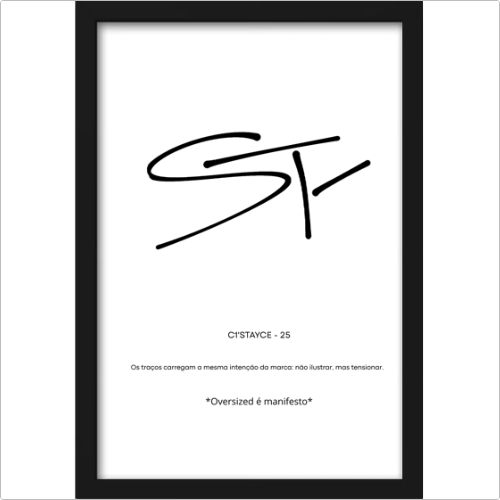 Quadro L-OVER aesthetic STAYCE ©