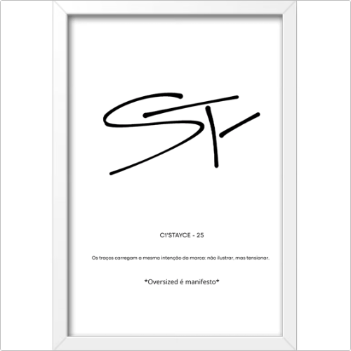 Quadro L-OVER aesthetic STAYCE ©