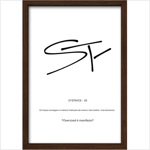 Quadro L-OVER aesthetic STAYCE ©